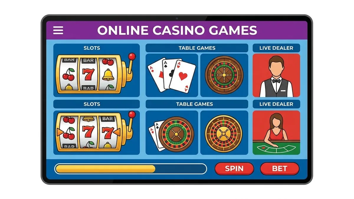 Casino game selection