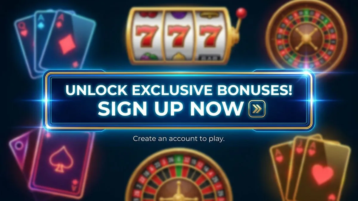 Sign up with bonus